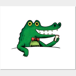 Gentle Croco Posters and Art